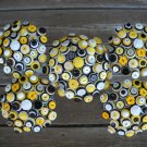 Custom Button Wedding Bouquets in Your Colors