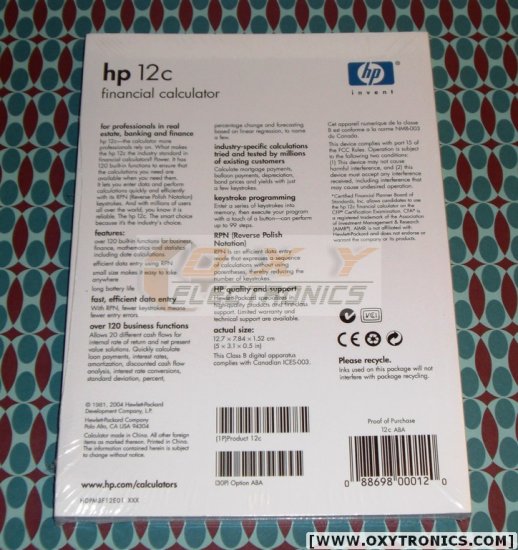 Hp 12c Instruction Manual 6298