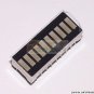 10 SEGMENT RED LED BARGRAPH Array Black/White Face NEW