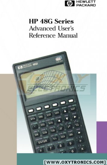 HP 48G 49G 50G CD FOUR Media Wallets & Advance Manual