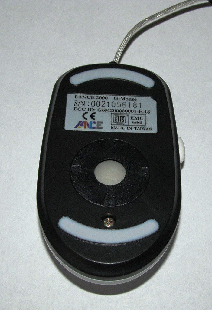 1 pcs Lance 2000 G-Mouse USB 5-button Scroll Toggle Mouse NEW