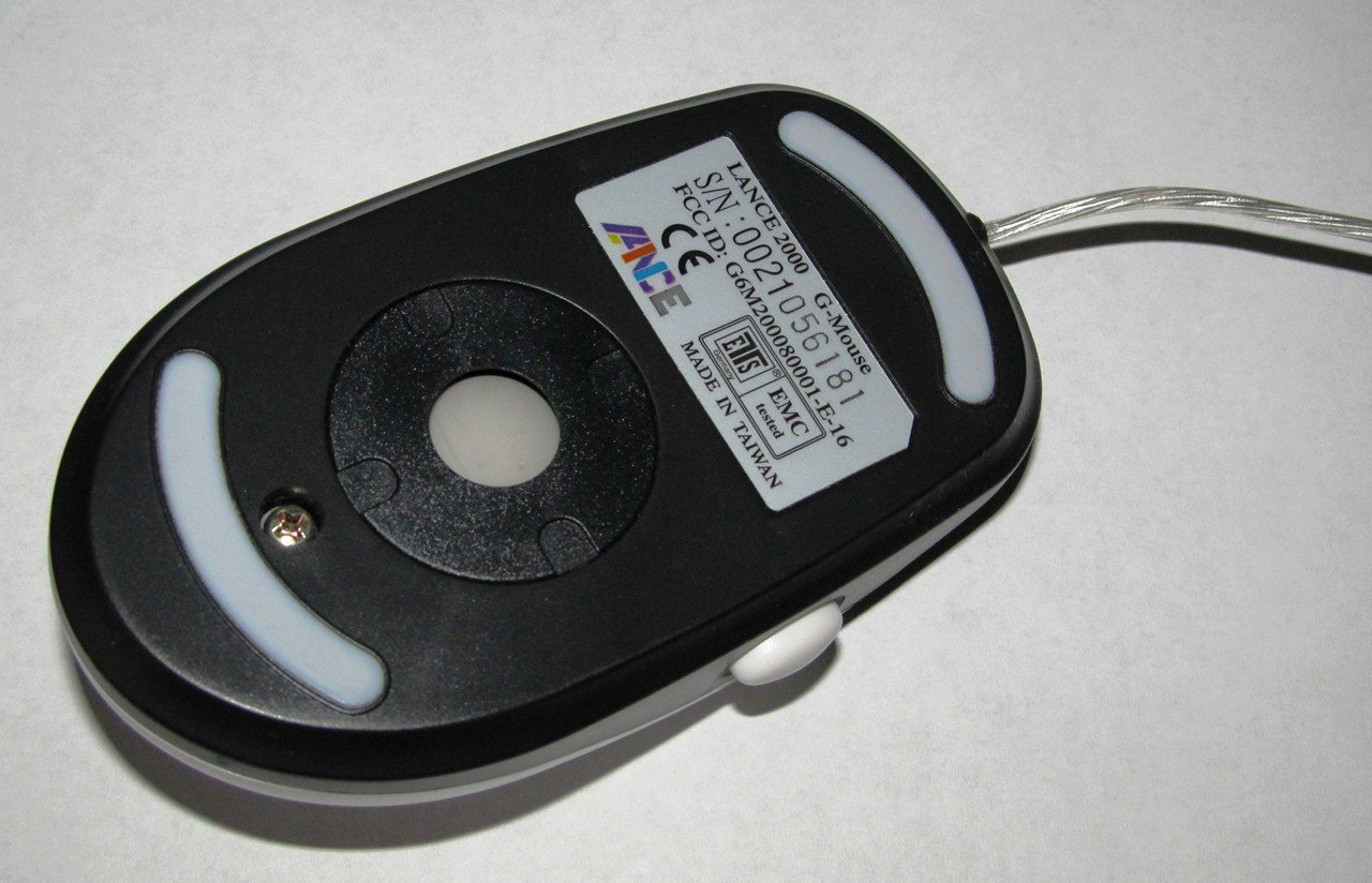 1 Pcs Lance 2000 G-mouse Usb 5-button Scroll Toggle Mouse New