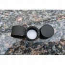 Wholesale 100X 20/410 Ribbed Black SCREW CAP TOPS Bottle Caps - BPA-free