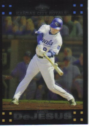 2007 Topps Chrome  #237 David DeJesus   Royals