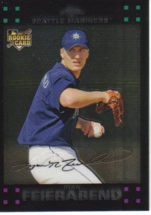 2007 Topps Chrome  #306 Ryan Feierabend  RC  Mariners
