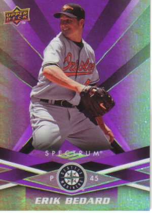 2009 Upper Deck Spectrum  #86 Eric Bedard   Mariners
