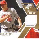 2009 Upper Deck SPx Game Jersey   John Lackey   Angels