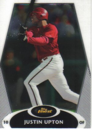 2008 Topps Finest  #2 Justin Upton   Diamondbacks