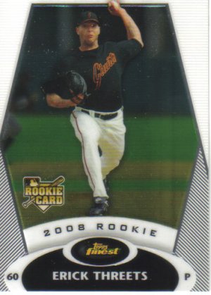 2008 Topps Finest  #138 Erick Threets  RC  Giants