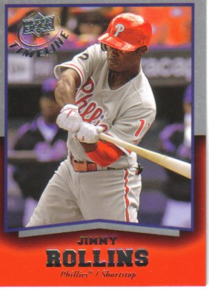 2008 Upper Deck Timeline  #12 Jimmy Rollins   Phillies