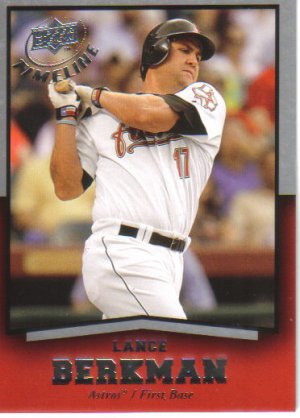 2008 Upper Deck Timeline  #16 Lance Berkman   Astros