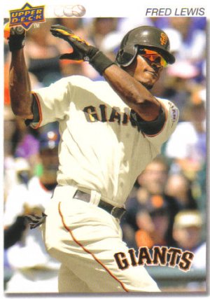 2008 Upper Deck Timeline  #114 Fred Lewis   Giants