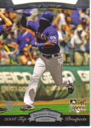 2008 Upper Deck Timeline  #181 Brandon Boggs  RC  Rangers