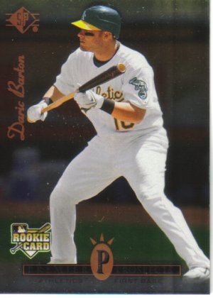 2008 Upper Deck Timeline  #342 Daric Barton  RC  A's