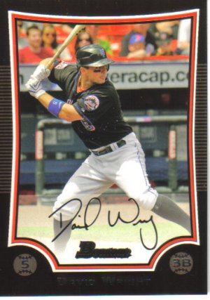 2009 Bowman  #1 David Wright   Mets