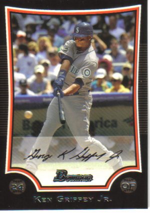 2009 Bowman  #7 Ken Griffey Jr.   Mariners