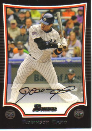 2009 Bowman  #71 Robinson Cano   Yankees