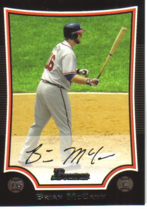 2009 Bowman  #76 Brian McCann   Braves