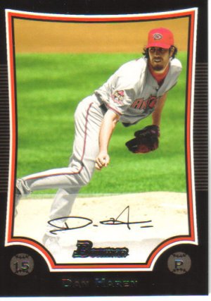 2009 Bowman  #82 Dan Haren   Diamondbacks
