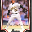 2009 Bowman  #83 Justin Duchscherer   A's