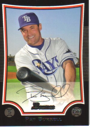 2009 Bowman  #86 Pat Burrell   Rays
