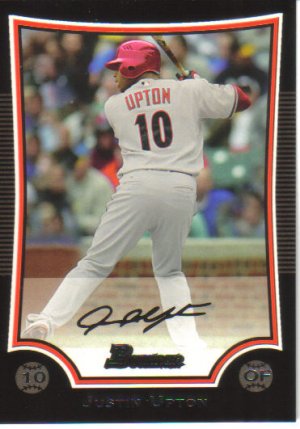 2009 Bowman  #138 Justin Upton   Diamondbacks
