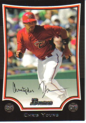 2009 Bowman  #155 Chris Young   Diamondbacks