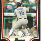2009 Bowman  #158 Alex Rios   Blue Jays