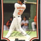 2009 Bowman  #179 Nick Markakis   Orioles