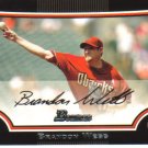 2009 Bowman  #180 Brandon Webb   Diamondbacks