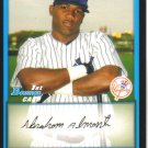 2009 Bowman Prospects  #49 Abraham Almonte   Yankees