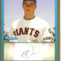 2009 Bowman Prospects Gold  #78 Ryan Verdugo   Giants