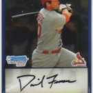 2009 Bowman Prospects Chrome  #38 David Freese   Cardinals