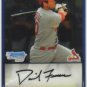 2009 Bowman Prospects Chrome  #38 David Freese   Cardinals
