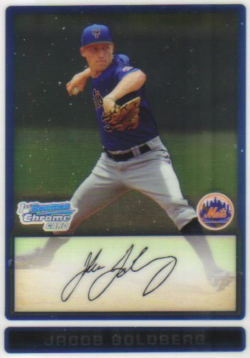 2009 Bowman Prospects Chrome #65 Jacob Goldberg Mets