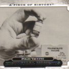 2008 Upper Deck Piece of History  #170 Polio Vaccine   Historical Moments