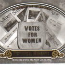 2009 Upper Deck Piece of History  #168 Women Vote in New Zealand    Historical Moments