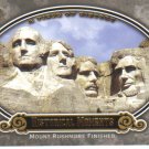 2009 Upper Deck Piece of History  #187 Mount Rushmore Finished   Historical Moments