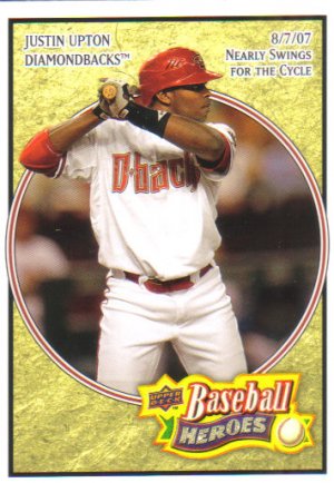 2008 Upper Deck Heroes  #4 Justin Upton   Diamondbacks