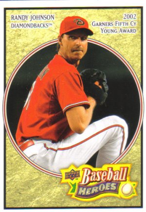 2008 Upper Deck Heroes  #5 Randy Johnson   Diamondbacks