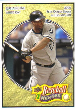 2008 Upper Deck Heroes  #43 Jermaine Dye   White Sox