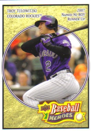 2008 Upper Deck Heroes  #57 Troy Tulowitzki   Rockies