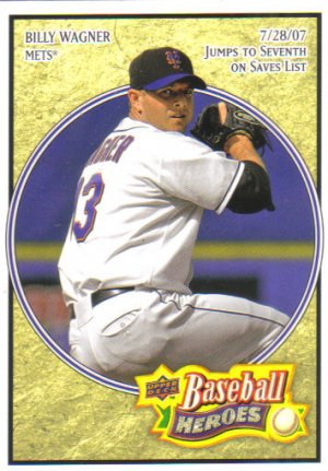 2008 Upper Deck Heroes  #109 Billy Wagner   Mets