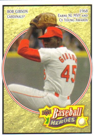 2008 Upper Deck Heroes  #163 Bob Gibson   Cardinals