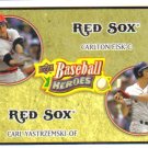 2008 Upper Deck Heroes  #177 Carlton Fisk / Carl Yastzemski   Red Sox