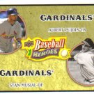 2008 Upper Deck Heroes  #178 Albert Pujols / Stan Musial   Cardinals