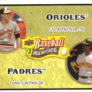 2008 Upper Deck Heroes  #180 Cal Ripken Jr. / Tony Gwynn