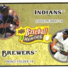 2008 Upper Deck Heroes  #181 Eddie Murray / Prince Fielder
