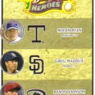 2008 Upper Deck Heroes  #193 Nolan Ryan / Greg Maddux / Randy Johnson