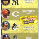 2008 Upper Deck Heroes  #196 Derek Jeter / Ken Griffey Jr. / Cal Ripken Jr. / Ichiro Suzuki